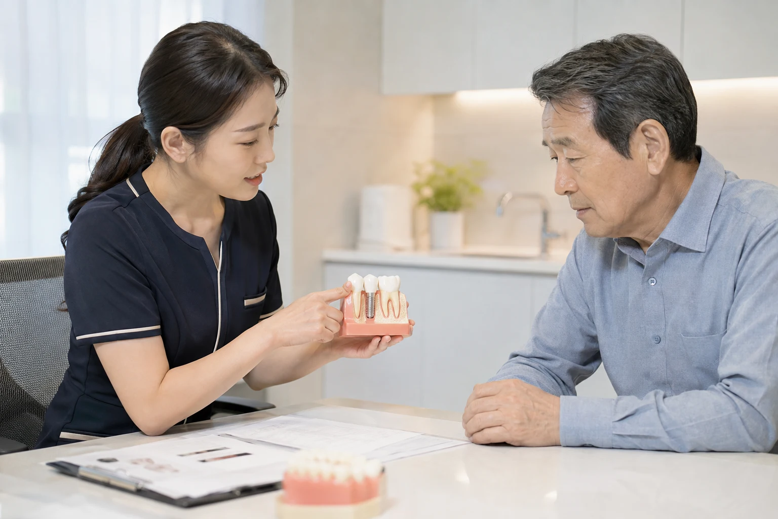 임플란트 정기검진 비용과 보증 확인